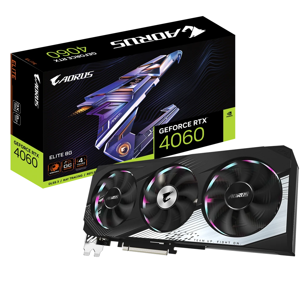Gigabyte AORUS GeForce RTX 4060 ELITE 8G